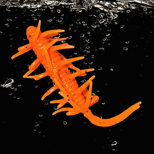 Esca Morbida 5.8cm/1.5g 4.5cm/1.1g per <span class=keywords><strong>Pesca</strong></span> Selvaggia con Testa Piombata Invertita, Esca Finta Galleggiante per Bass e <span class=keywords><strong>Pesci</strong></span> Testa di Serpente - Product Image 4