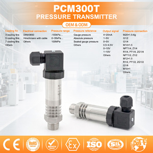 Transmisor de Presión de Alta Temperatura PCM300T 4-20mA con <span class=keywords><strong>Aletas</strong></span> de Enfriamiento para Procesos Químicos Industriales 300C Medición Media OEM - Product Image 3