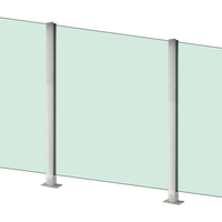 Balustrade en verre pour bateau de sécurité, main courante en tube, sans escalier, en acier inoxydable, PVC, moderne, pour hôtel, fabriqué à Foshan