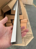 Profilé en J en aluminium de 1/2 pouce et 1 pouce pour sous-couche et bardage