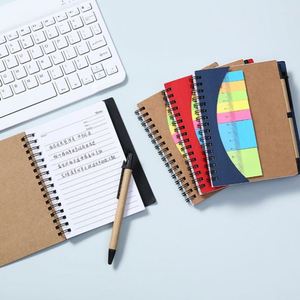 Promotional Creative Personalized Custom Logo Leather Business Modern Gift <b>Notebook</b> Daily Task Spiral Daily Weekly Monthly - Product Image 2
