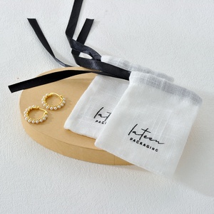 Manufacture High End Jewelry Gift <b>Bags</b> Pouch Fashion Drawstrings <b>Dust</b> Cotton Lien <b>Bag</b> Pouch <b>Bag</b> - Product Image 3