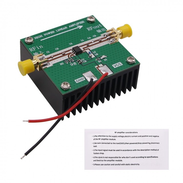 RF2126 400M-2700MHz 2.4GHz 1W RF Power Linear Amplifier for WiFi Ham Radio