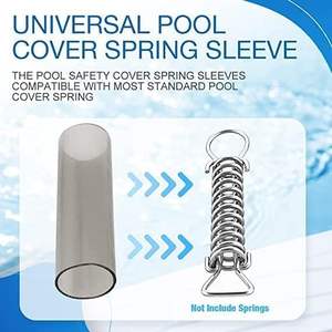 Fundas Protectoras para Cubiertas de Piscina de Vinilo Swimcare, 34 mm x 37 mm x 145 mm, Duraderas, Transparentes, Redondas, Paquete de 5 - Product Image 6