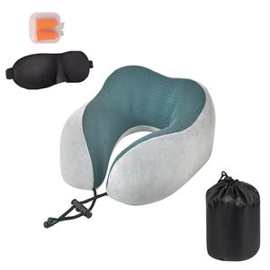 Almohada de Viaje en Forma de U, Cómoda, Personalizada, de Espuma Viscoelástica, Fabricante Profesional para Uso en Aviones - Product Image 1