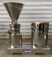 Vbjx Amandelboter Industriële Colloïde Molen Jm Pinda Sesamslijpmachine Complete Plc Controller Tahin Productielijn