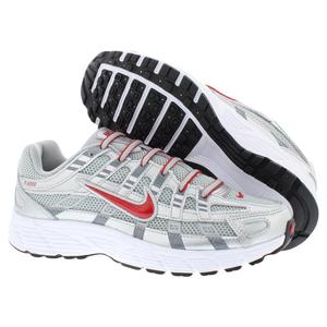 Scarpe Casual Comode con Lacci per Ragazzi P-6000 GS, Colore Argento Metallizzato e Rosso Solido, Ideali per Camminare - Product Image 4