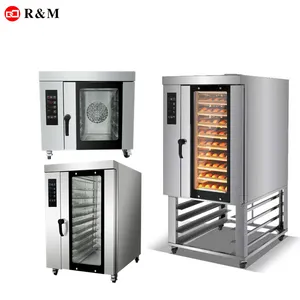 commercial industrial kitchen bread 10 5 8 tray gas oven convention steamer automatic Electric gas best convection oven usa bake