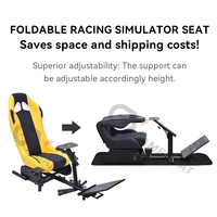 GY019 Full Motion Race Car Sim Racing Rig Simulator Cabina de conducción para Thrustmaster TX Racing Wheel,G27,G29,Playstation 2 3