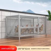 Vente en gros de cages à poulets classiques de luxe en fer massif à motifs, pour usage domestique, élevage, poulaillers, nids, boîtes pour canards, oies, poulets, pigeons