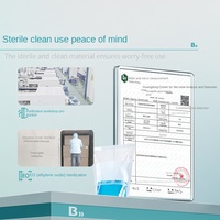 Sac d'échantillonnage stérile Eide 700 ml en PP pour la collecte d'échantillons d'eau, sac homogène à tirage par fil, pour laboratoire et échantillonnage de sol