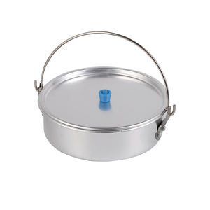 Top quality aluminium mess kit including 5 pcs for camping mountain climbing