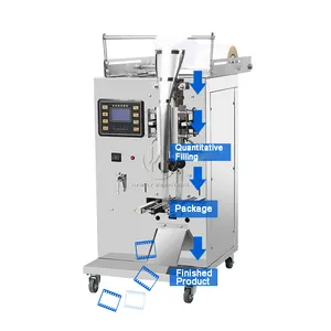 Máquina de embalaje líquido de 3 lados, paquete de doypack, pva