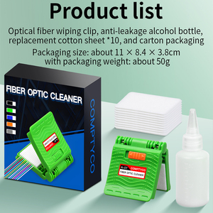 COMPTYCO Clip de <span class=keywords><strong>nettoyage</strong></span> de <span class=keywords><strong>fibre</strong></span> A-07 Offre Spéciale <span class=keywords><strong>Kit</strong></span> de <span class=keywords><strong>nettoyage</strong></span> de <span class=keywords><strong>fibre</strong></span> <span class=keywords><strong>optique</strong></span> FTTH pour machines d'épissage par fusion - Product Image 6