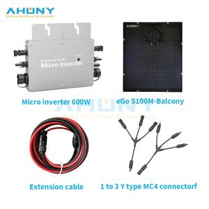 600W-800W Système d'énergie solaire pour balcon 400W Panneaux solaires PV Micro onduleurs Contrôleur MPPT <span class=keywords><strong>Kit</strong></span> de panneau solaire pour Balkonkraft - Product Image 2