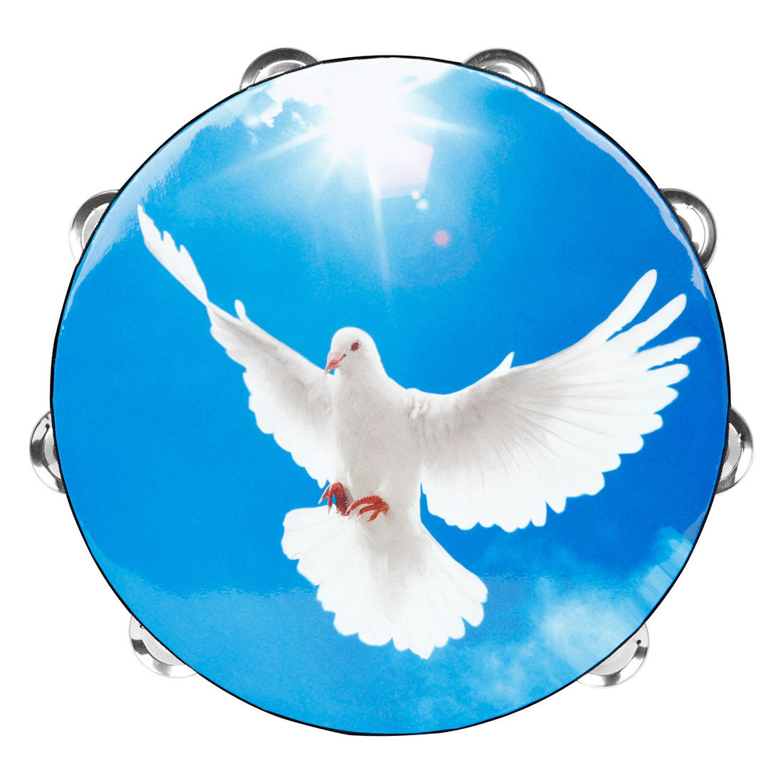 Peace Dove Pattern Hand Drum