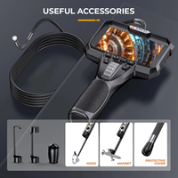 Endoscope industriel à double objectif de qualité supérieure avec écran IPS et enregistrement HD pour l'inspection automobile et mécanique - AN302