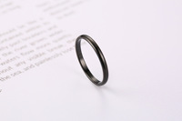 Luxus Fine Jewelry Trendy Simple Blank Edelstahl 316L Ringe Frauen 18K God Plated Ring Schmuck Hersteller
