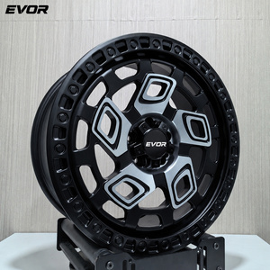 ล้ออัลลอยด์ EVOR แบบฟอร์จ 6 รู สำหรับรถยนต์ออฟโรด SUV รถบรรทุก สำหรับ Ford Mustang Volkswagen Touareg Prado ขนาด <span class=keywords><strong>18</strong></span> 19 20 21 22 23 24 นิ้ว - Product Image 5