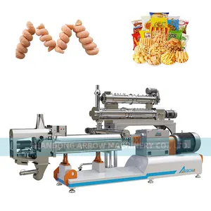 Automatische 2d/3d Pellet Snacks Productielijn Maïs Puffs Snack Maken Machine