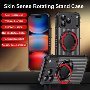 Étui de téléphone avec protection magnétique translucide, support rotatif antichoc à charge sans fil pour <span class=keywords><strong>V21</strong></span> 4G/5G/X300Pro/Y400/VIVO Y28 4G - Product Image 5
