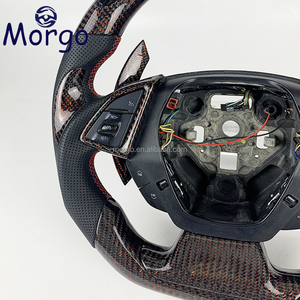 Volant en fibre de carbone personnalisé pour volante <span class=keywords><strong>Chevrolet</strong></span> <span class=keywords><strong>Camaro</strong></span> SS <span class=keywords><strong>Convertible</strong></span> <span class=keywords><strong>Zl1</strong></span> 2016 2017 2018 2019 <span class=keywords><strong>2020</strong></span> 2021 2022 - Product Image 5