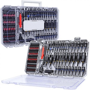 86PCS Magnetic Impact Nut Driver <b>Bit</b> <b>Set</b> SAE/Metric CR-MO (32) Steel <b>Bits</b> (45) Ratchet Wrench 3 Ball-Head Adapters 1293705 12937 - Product Image 1