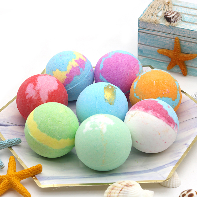 Wholesale Custom Handmade Maker Private Label Colorant Press Natural Vegan Bubble Fizzy Supplies Organic Bath Bombs Set