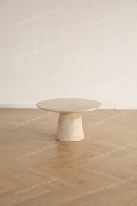 <span class=keywords><strong>Table</strong></span> <span class=keywords><strong>Basse</strong></span> Luxueuse en Marbre Pur pour Ensemble de Meubles de Salon - Product Image 5