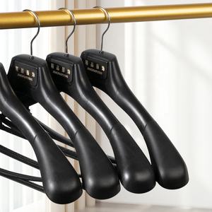 <span class=keywords><strong>Grucce</strong></span> in Plastica PP Nera Economiche con Spalle Allargate <span class=keywords><strong>per</strong></span> <span class=keywords><strong>Abiti</strong></span>, Camicie, Giacche e Vestiti - Product Image 3