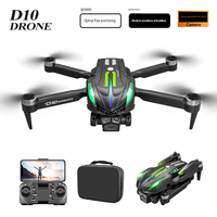 Drone D10 sans balais avec évitement d'obstacles, flux optique, ESC, photographie aérienne 4K, quadricoptère RC, livraison aux États-Unis en 7 jours