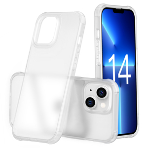 Coques de téléphone portable en TPU+Acrylique anti-chocs et anti-chute, finition mate, pour <span class=keywords><strong>iPhone</strong></span> 14 <span class=keywords><strong>Pro</strong></span>/Max, 3 couleurs au choix, vente en gros à Shenzhen - Product Image 1