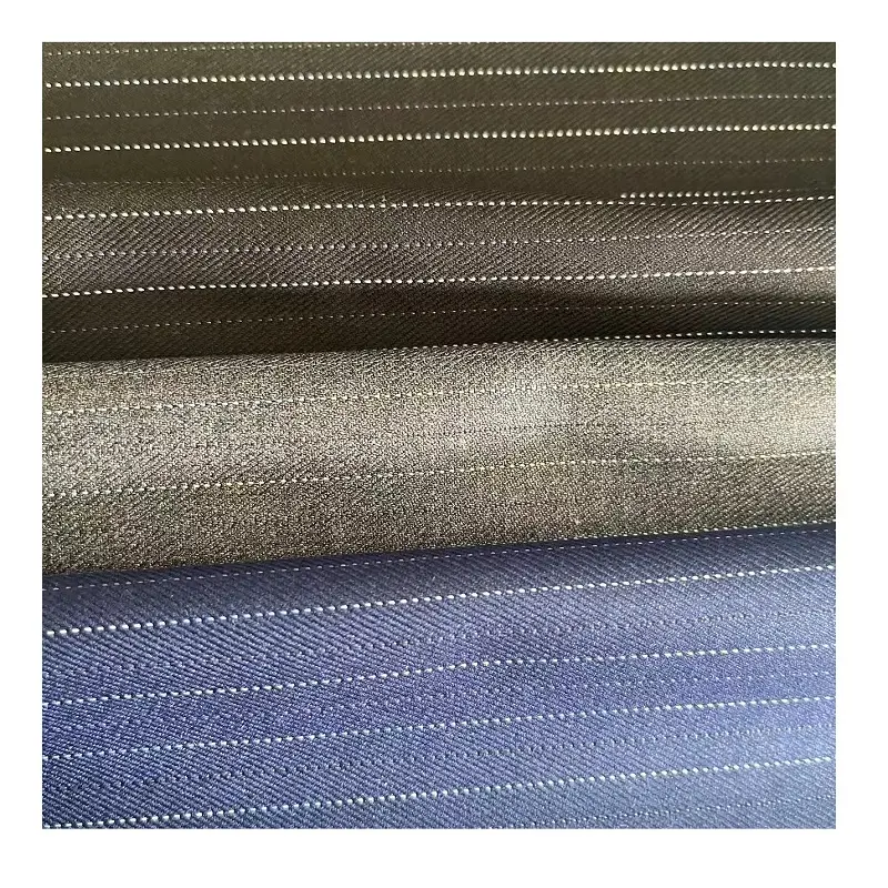 XYH TR Twill stretch woolen polyester viscose fashion suit suit jacket woven fabric autumn and winter coat suit fabric