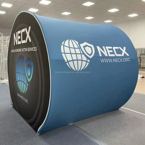 2026 새로운 사진 부스 배경 인클로저 이벤트 무역 쇼 반원형 터널 RGB 조명 유행 360 라운드 부스 - Product Image 5
