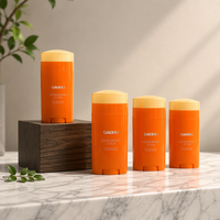 Tube cosmétique ovale en plastique personnalisé avec logo pour emballage de soins personnels, stick anti-transpirant, crème solaire, déodorant, vide et rechargeable