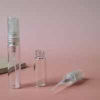 Flacon d'échantillon de parfum en verre 2ml 3ml 5ml 10ml, mini flacon pulvérisateur de luxe avec diffuseur à bâtonnets, estampage à chaud, logo personnalisé, vente en gros