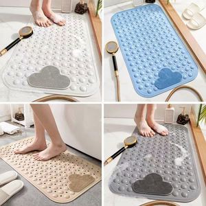 Alfombrillas de Baño Antideslizantes de TPE con Ventosas y Doce Orificios de Drenaje, Alfombrilla para Bañera de 15.7x27.5 Pulgadas - Product Image 4