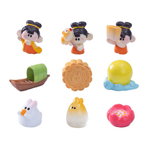 Weij - Accessori Decorativi Fai-da-te per il Festival di Metà Autunno: Bambola Coniglietto della Benedizione di Chang'<span class=keywords><strong>e</strong></span>, Micro-paesaggio da Appendere - Product Image 5