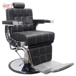 Chaise de barbier avec rotation à 360 degrés et repose-pieds réglable pour la coupe de cheveux, le rasage et le coiffage en salon - Product Image 3