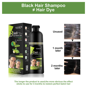 Premium shampooing couleur de cheveux noir/marron couleur personnalisée rapide teinture professionnel produits de couleur - Product Image 4