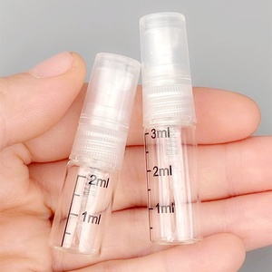 Chất lượng cao 2ml tốt nghiệp đen trắng phun Mini mẫu chai thủy tinh Nước Hoa khuếch tán Ống - Product Image 2