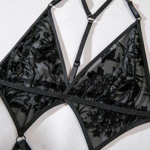 Vente en gros de lingerie <span class=keywords><strong>sexy</strong></span> 2024 avec logo personnalisé de haute qualité pour femmes noires ensemble de lingerie <span class=keywords><strong>sexy</strong></span> photos de lingerie - Product Image 6
