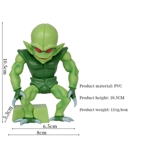 Figurine de dessin animé en PVC de 10,5 cm, Homme Légume Vert, modèle de figurine d'action, statue décorative - Product Image 2
