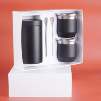 Coffret cadeau Premium Mate Cup avec Bombilla et boîte à thé