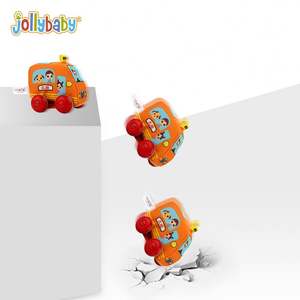 Jollybaby - Camión de Bomberos y Coche de Policía de Peluche Suave para Bebés, con Función de Retroceso por Fricción, Venta al Por Mayor - Product Image 3