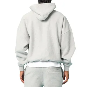 <span class=keywords><strong>Felpe</strong></span> Oversize con Cappuccio Senza Lacci in Cotone 100% da 500 GSM Personalizzate per Uomo, <span class=keywords><strong>Felpe</strong></span> Spesse Stile Streetwear per Fabbriche - Product Image 3