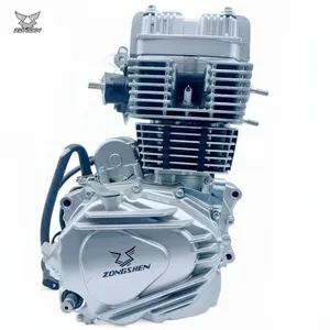 Mesin Universal 200cc 250cc untuk sepeda motor roda tiga mesin silinder tunggal berpendingin udara untuk kargo sepeda motor Zongshen CG250cc