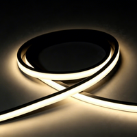 Bande lumineuse LED linéaire flexible COB haute densité, étanche IP67 IP68, pour piscine et décoration extérieure