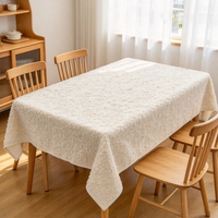 Nappe rectangulaire luxueuse en tissu bouclé texturé, couverture de table décorative, taille personnalisée pour la salle à manger, les banquets et la décoration de mariage