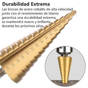 Image 3 Piece Hss Step Drill Set 3-20mm For <b>Thin</b> <b>Sheet</b> <b>Metal</b> Drilling - Product Image 2